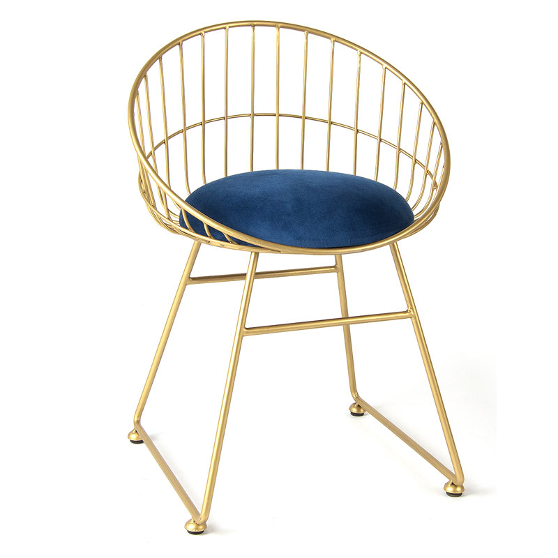 Fauteuil papasan en velours Palmea