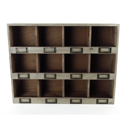 Williston Forge Breckenridge 12 Piece Pine Cube Shelf & Reviews | Wayfair