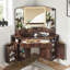 Meuble-lavabo de coin 48 po avec miroir à 3 DEL-276223097