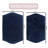 Morissette 100% Cotton Bath Rug, Non-slip, Absorbent, Machine Washable, Quick Dry 2 PCs set (21x34 / 24x40)-394369771