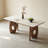 Walnut Sintered Stone Table-1635839723
