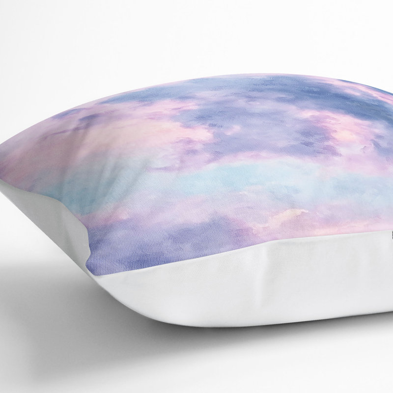 Square Throw Cushion, 40cm H x 40cm W x 15cm D, White