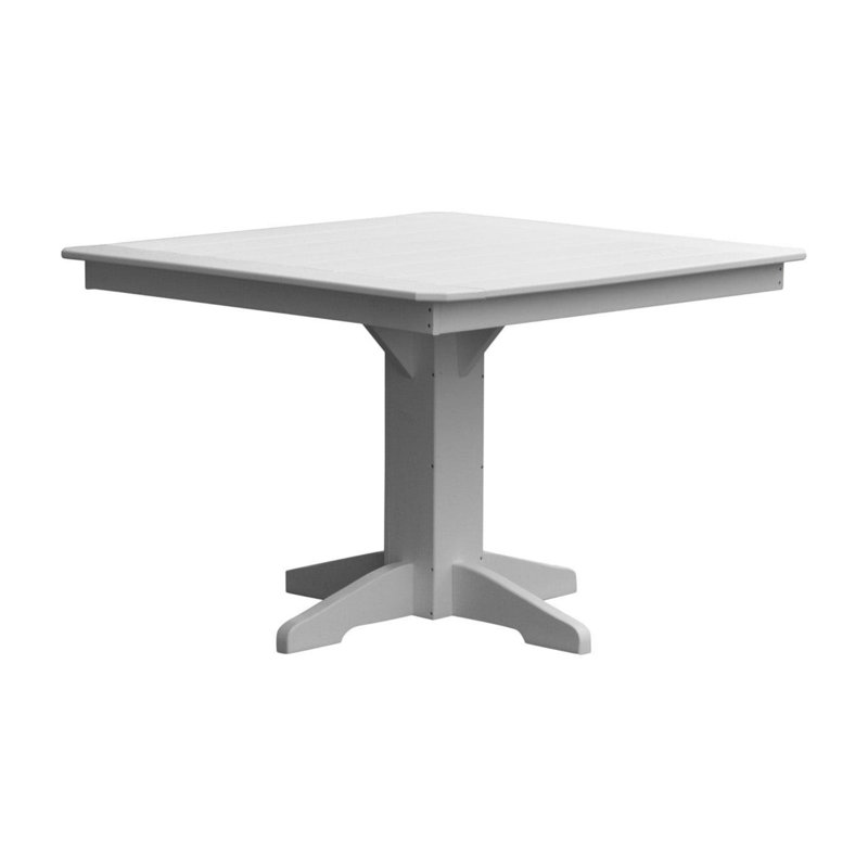 Table de salle à manger Keystone Amish Co., 44, Blanc brillant