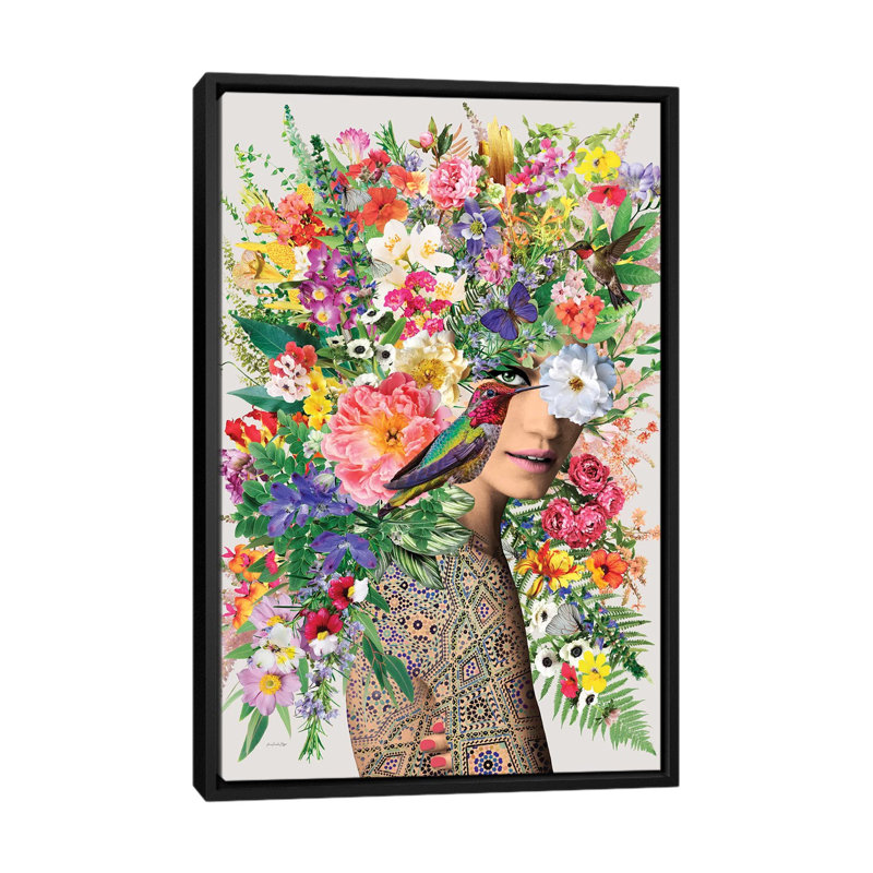 « Antonella » par Ana Paula Hoppe-impression d’art graphique, H 26 po x l 18 po x P 1,5 po, Pas de tapis