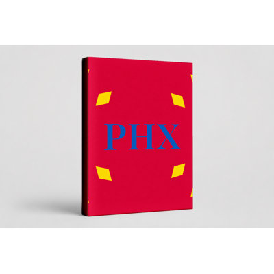 Phoenix City Colors Luxury Diamond Monogram — Yellow Red Blue — Canvas Wall Art