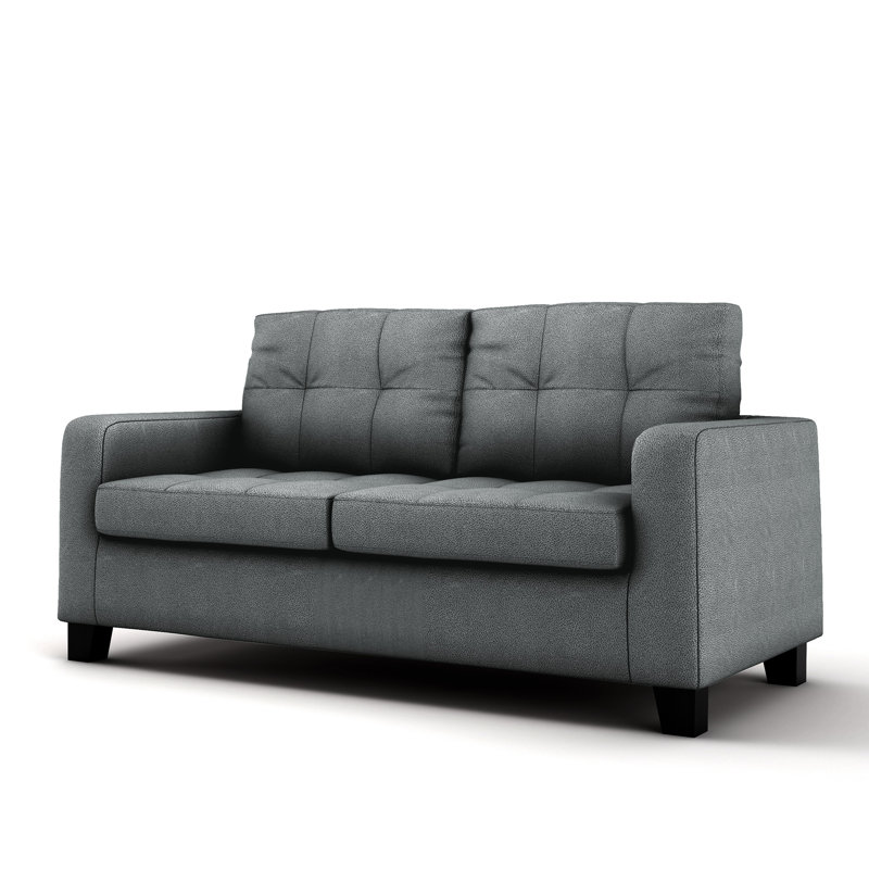 Northville 2 Seater Loveseat, Dark Brown