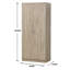 Deanda 2 Door Manufactured Wood Wardrobe-41818264