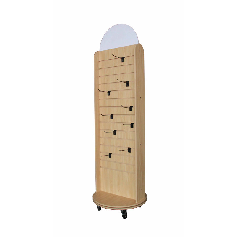 Support à plancher double en bois