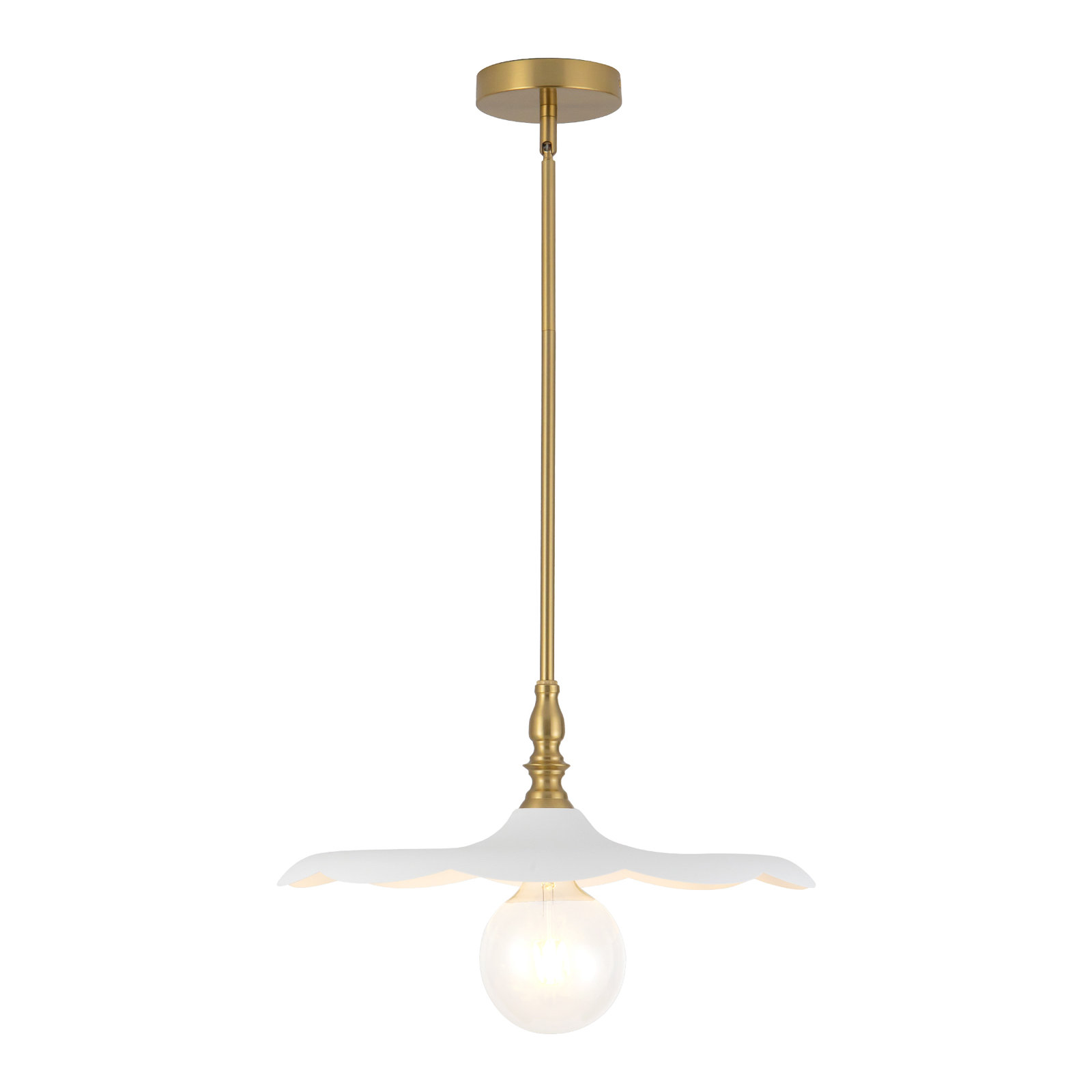 Odette Pendant, White