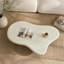 Table basse Cloud, conception moderne en bois avec 3 pieds, parfaite pour les petits espaces et polyvalente dans les salons, les balcons et les chambres