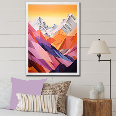 Montagnes, lever de soleil, royaumes