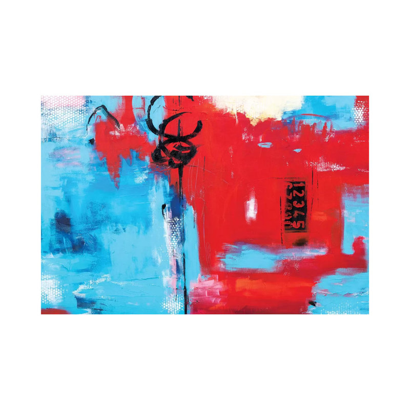 «Hearts on Fire» par Julie Ahmad, impression sur toile tendue, H 18 po x l 26 po x P 1,5 po
