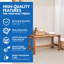 Banc de douche en teck EcoDecors Eleganto