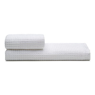 Waffle Turkish Cotton Bath and Hand Towels