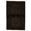 Hand-Knotted High-Quality Dark Brown/Blue/Yellow Area Rug