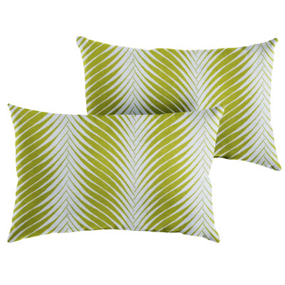 New Sunbrella 2023 Sunbrella® Lumbar Rectangular Indoor/Outdoor Pillow Cover & Insert