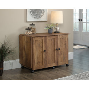 Ackitry Large Craft Cabinet Table Craft Room Furniture with Outlet