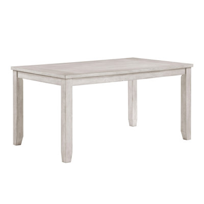 Modern Farmhouse Dining Table Durable Wooden Furniture 1Pc