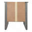 Table de chevet moderne grise avec options de rangement-626374196