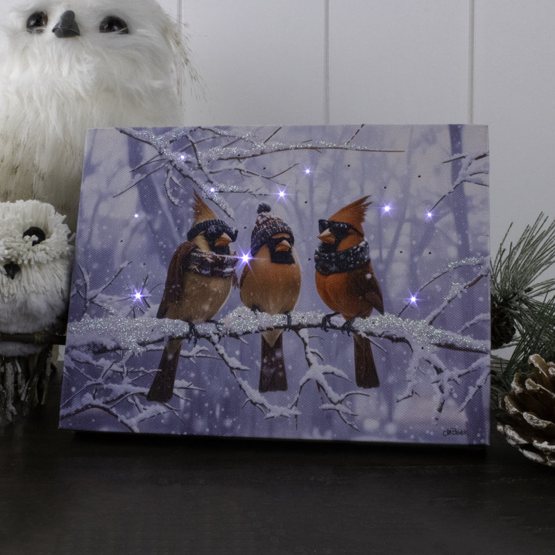 Cardinal Row 8x6 Lighted Tabletop Canvas