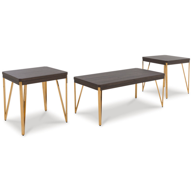 Ensemble de tables basses 3 pièces Loydene