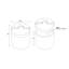 Repose-pieds rond avec rangement Adylee-2097518617
