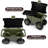 Rolling Garden Cart with Seat - Plastic Storage with Bench and Interior Tool Tray - Gardening Stool for Weeding and Planting by Pure Garden-101645369