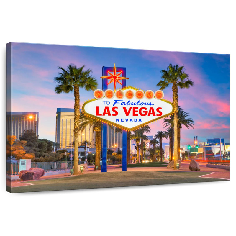 Ravi Las Vegas Iconic Sign, 32" H x 48" W