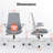 Ergonomic Breathable Mesh Office Chair With Armrests And Lumbar Support-346839572