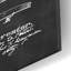 «Bow Blueprint Vernis tableau noir», art mural en verre acrylique-853387239