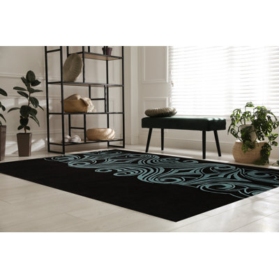 Yara Para Brown Hand Tufted Wool Transitional 5' x 8' Area Rug