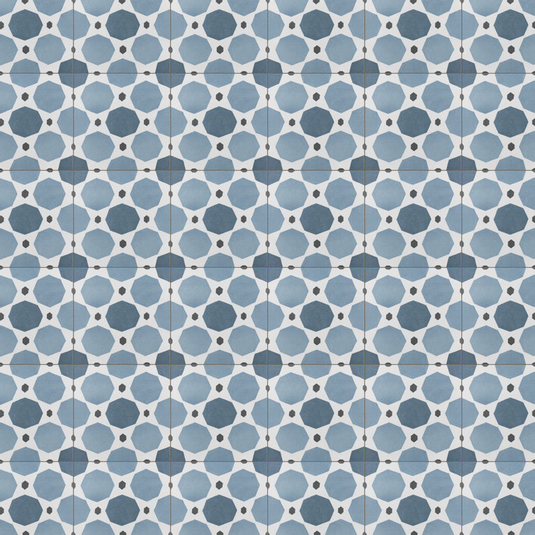 Caprice Series 8" x 8" Porcelain Patterned Wall & Floor Tile