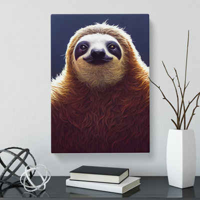 Sloth - Wrapped Canvas