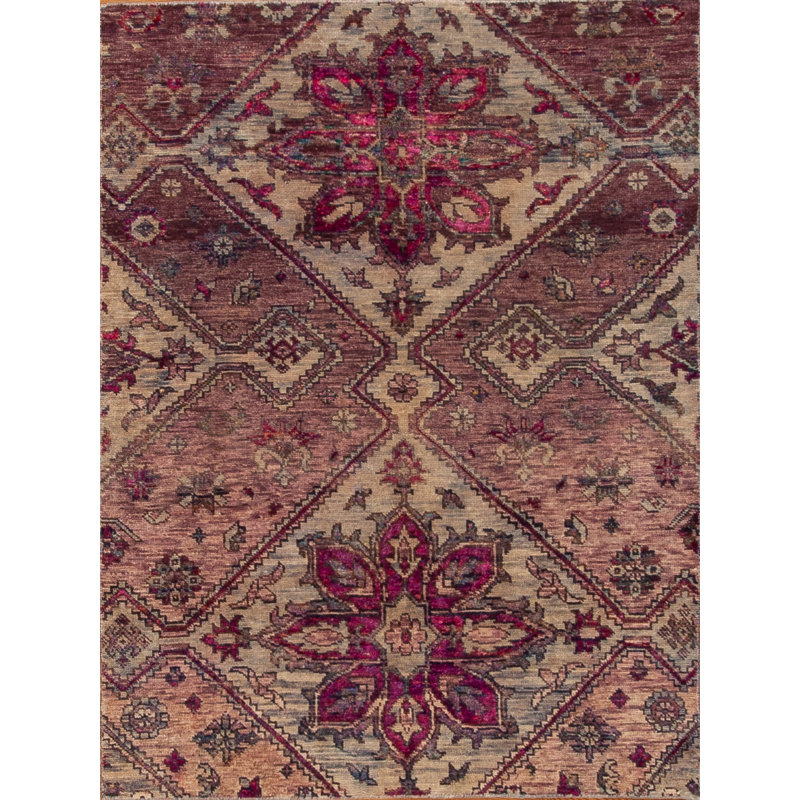 Seville Hand Knotted Indoor Rug, Rectangle 5' x 7'