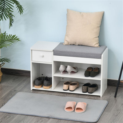 7 Pair Shoe Storage Bench