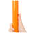 Adjustable Steel Support Pole System with Non-Slip Pads, Orange (2-Pack)