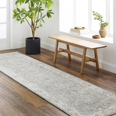 Josephine Traditional Blue and Cream Area Rug