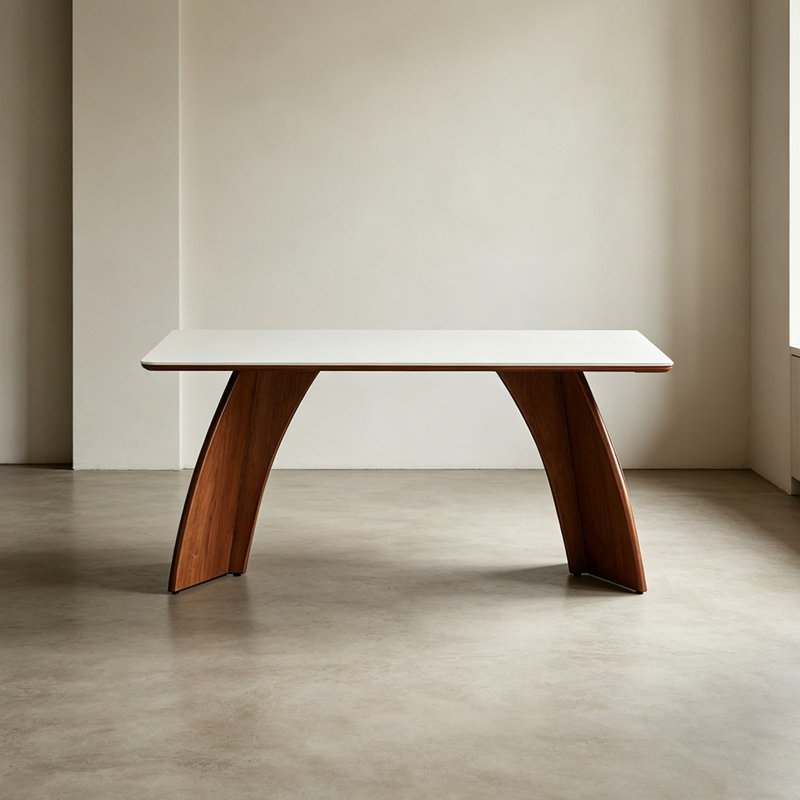Table de salle à manger Mid-Century, H 29,5 po x L 55,1 po x l 31,5 po