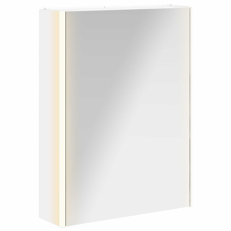 W H Wall Mounted Required Medicine Cabinet Mirror 2, White, 70cmH x 53.5cmW x 15.5cmD