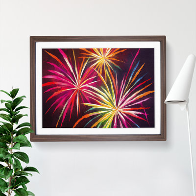 Sensational Fireworks - Framed Print