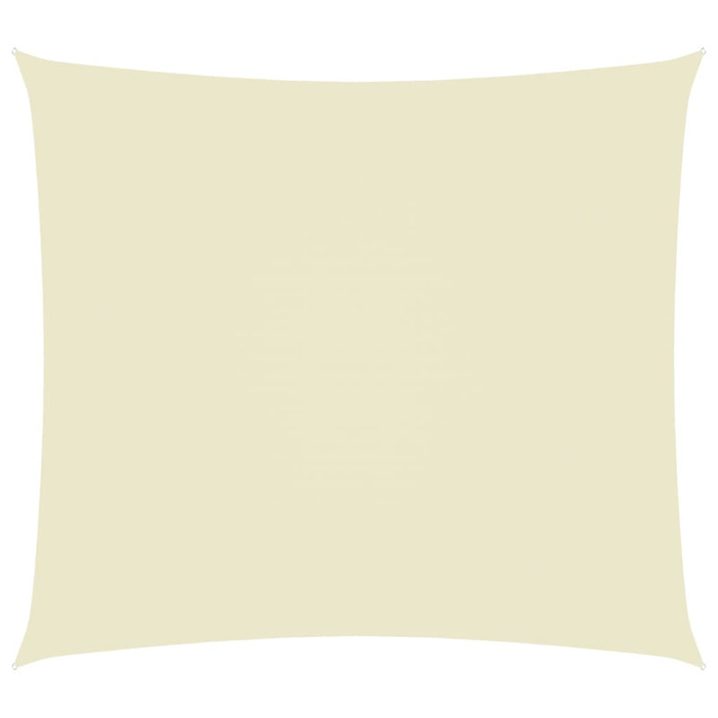 Pungoteague 4m x 6m Rectangular Shade Sail, Cream