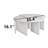 2 Pieces Round Nesting Coffee Table Set-1849569049