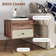 Timken 45cm W Manufactured Wood Bedside Table