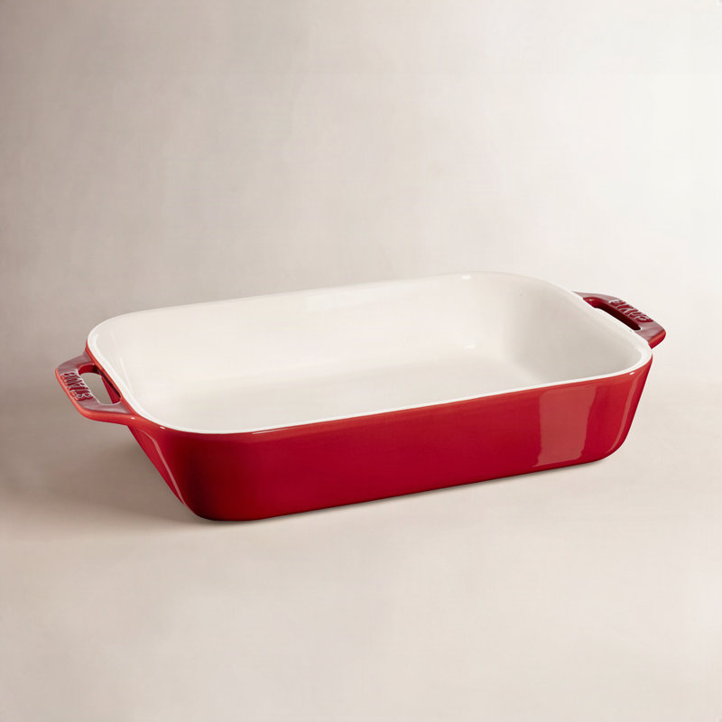 Ceramique Ceramic Rectangular Oven Dish, Matte Black