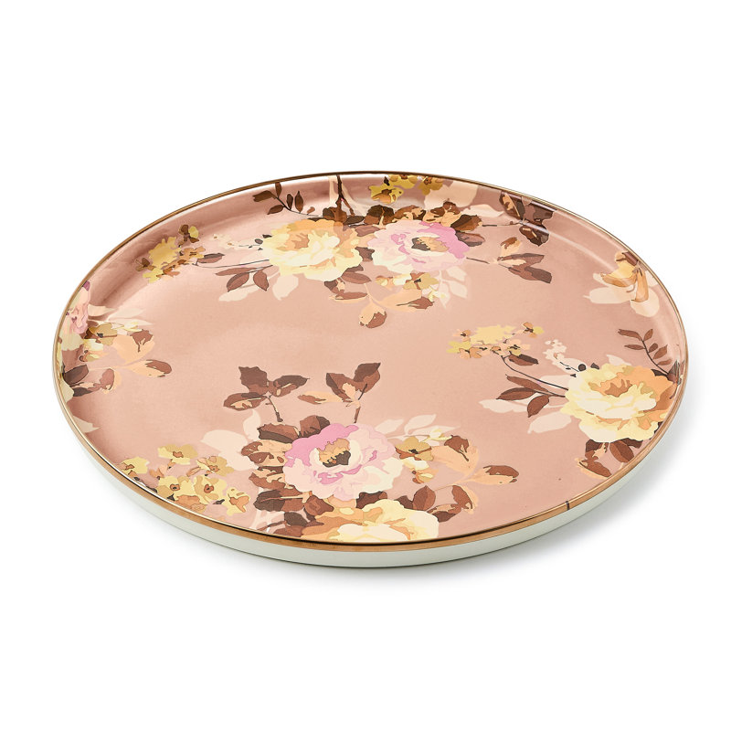 Plateau rond Wild Rose, Mauve