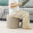 Round Tuffed Upholstered Storage Ottoman-1138649809