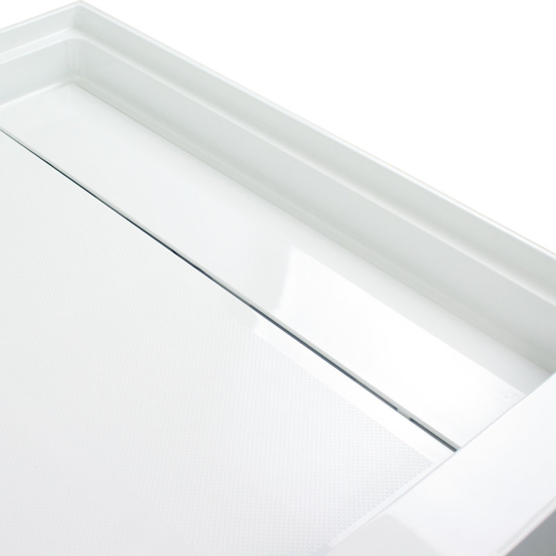 Gray 60'' x 32'' Rectangular Resin Shower Base with Right Drain
