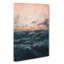 Ocean Beneath a Peach Sky - Wrapped Canvas Painting Print-56659330