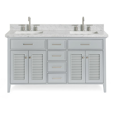 Ensemble de meuble-lavabo double 61 po Hamil