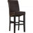 Upholstered Counter Stool with Solid Wood Frame